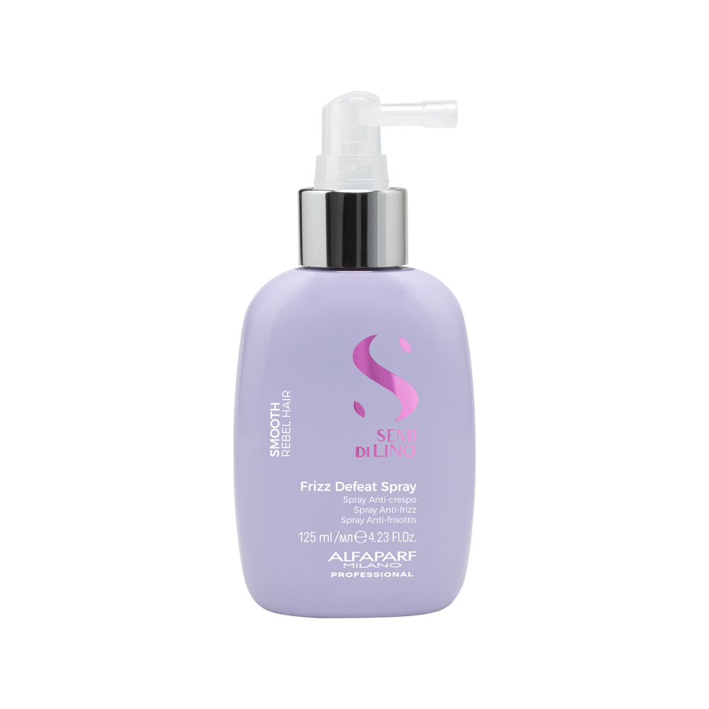 Alfaparf Semi di Lino Smooth Frizz Defeat | Wygładzający spray termoochronny do włosów niesfornych i puszących się 125ml