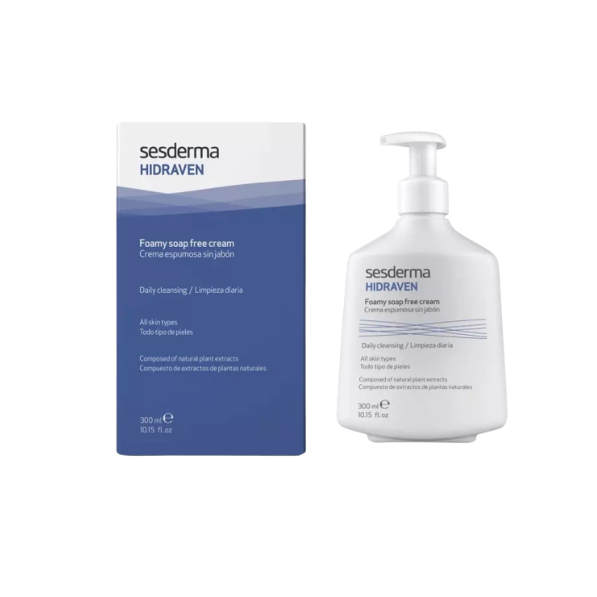 Sesderma Hidraven | Piankowo-kremowy żel myjący bez mydła do skóry suchej i wrażliwej 300ml