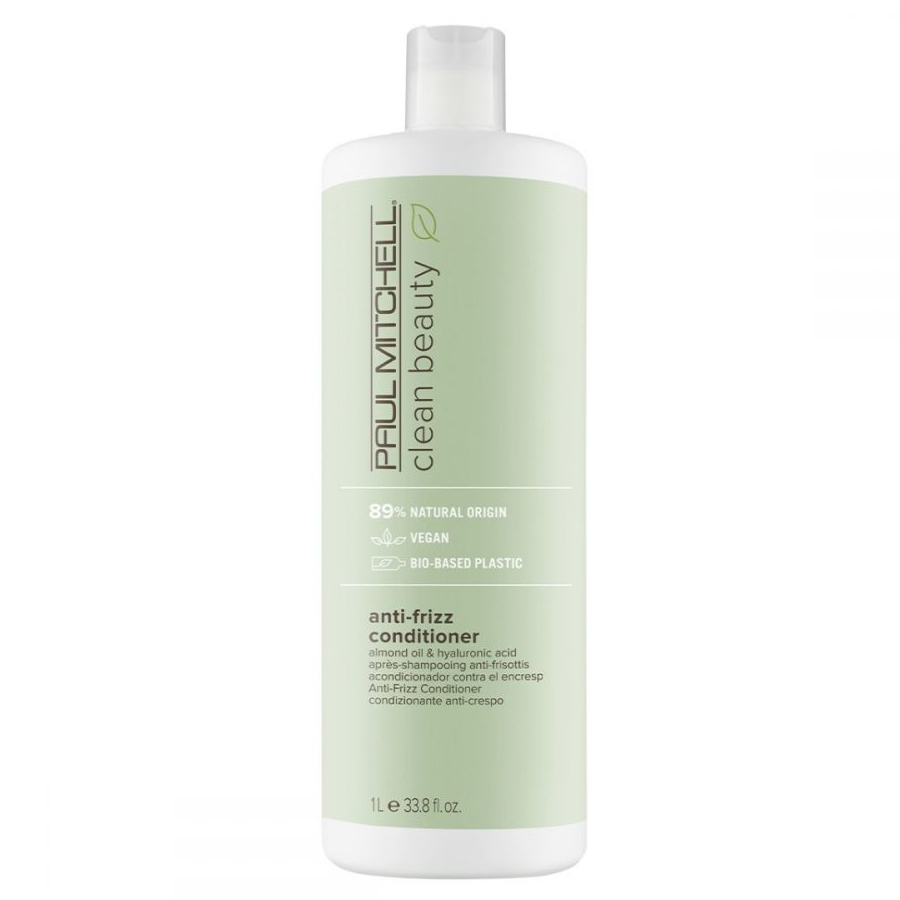 Paul Mitchell Clean Beauty Anti-Frizz | Wegańska odżywka wygładzająca włosy puszące się i niezdyscyplinowane 1000ml