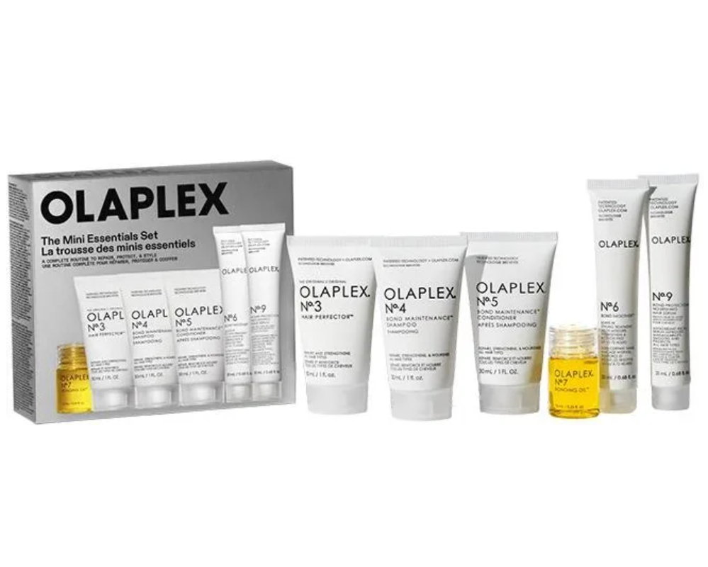 Olaplex The Essentiels Mini Set | Kompletny zestaw mini do odbudowy wiązań i pielęgnacji włosów