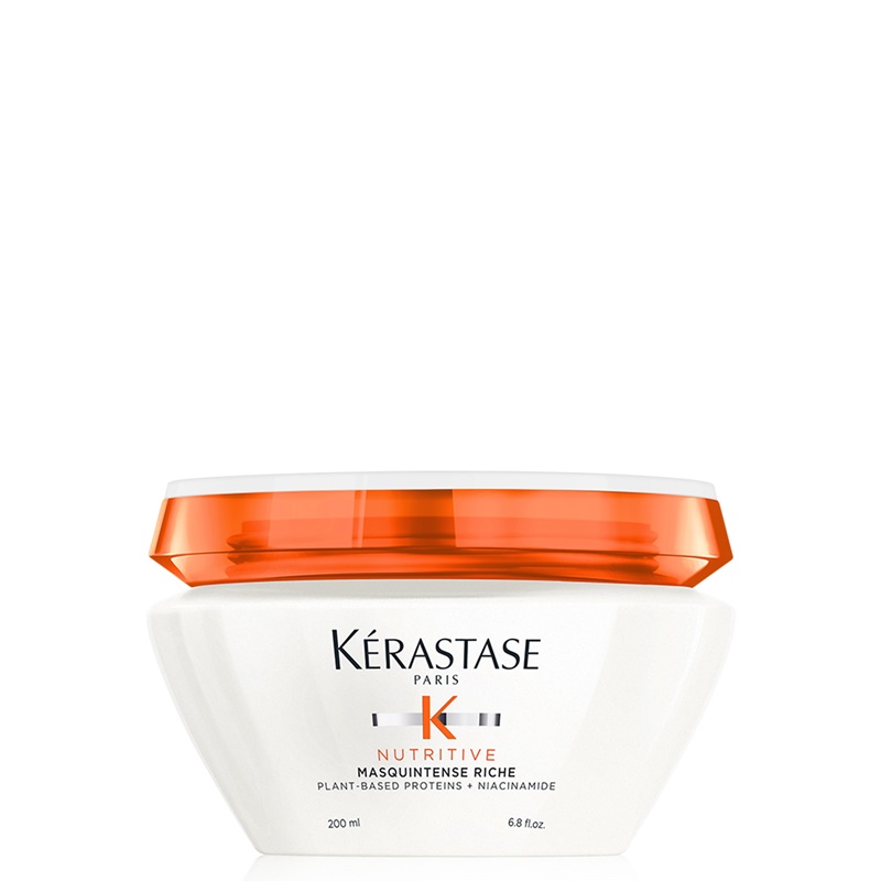 Kérastase Nutritive Plant-Based Proteins And Niacinamide Masquintense Mask Riche | Wzbogacona odżywcza maska do włosów grubych 200ml