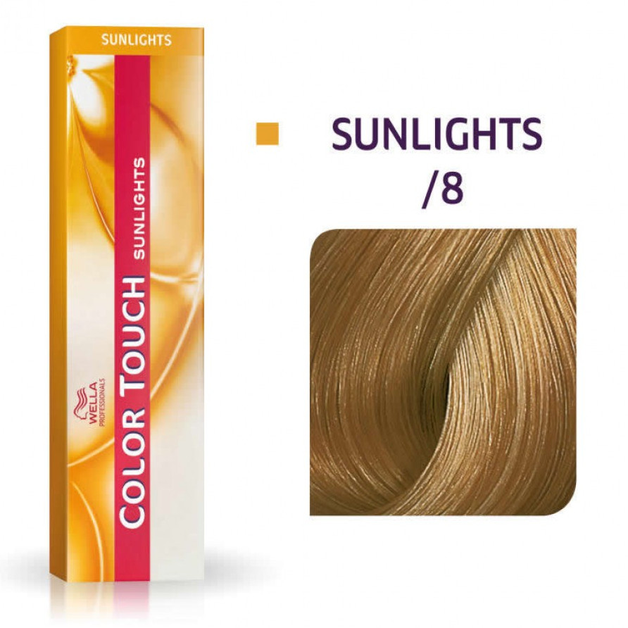 Wella Color Touch Sunlights /8 | Bezamoniakowa półtrwała farba do włosów /8 60ml