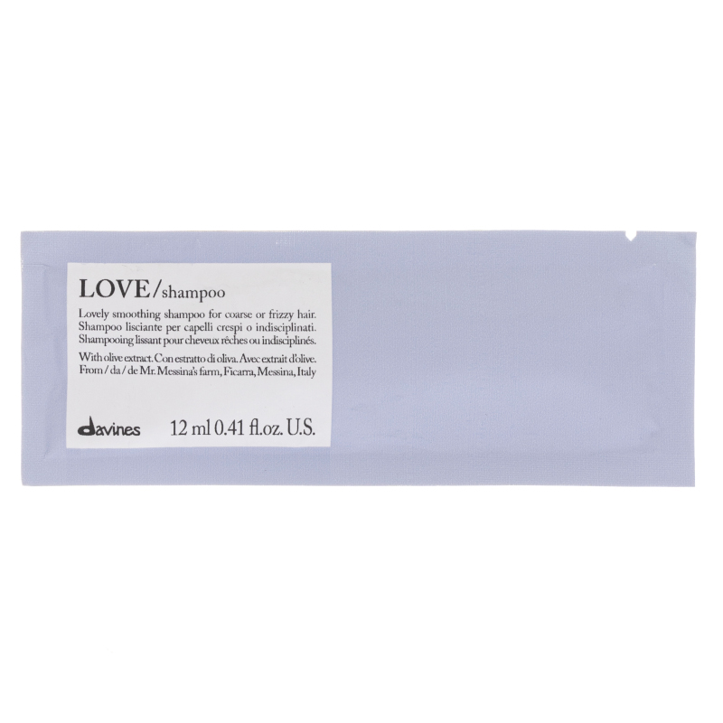 Davines Love Smooth | Szampon wygładzający 12ml