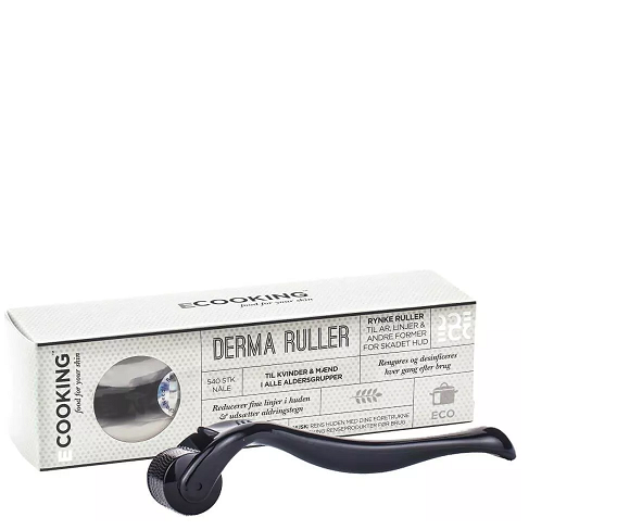 Ecooking Derma Roller | Roller do twarzy z systemem mikroigieł 540 mikroigieł/0,5mm