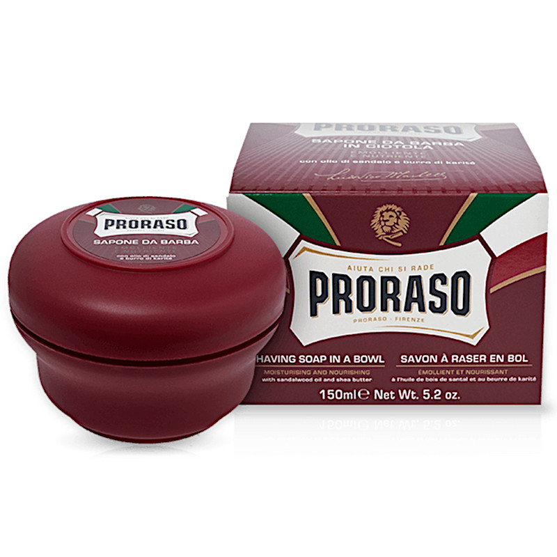 Proraso Red | Odżywiające mydło do golenia 150ml