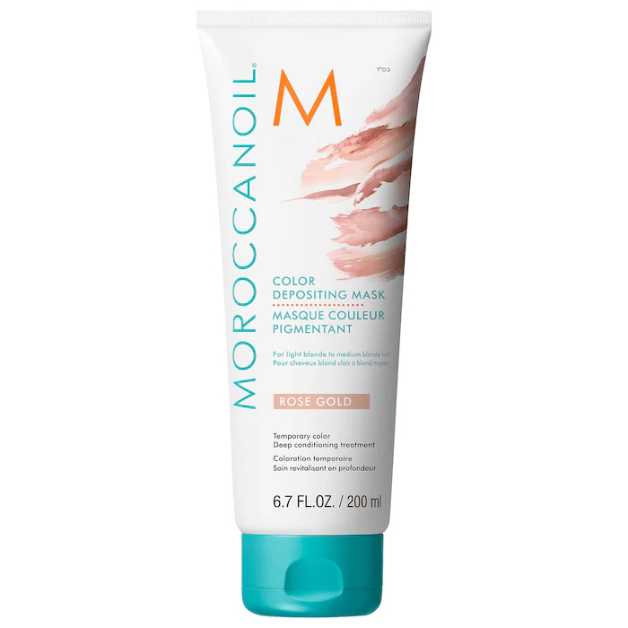 MoroccanOil Color Depositing Rose Gold | Maska koloryzująca do włosów 200ml