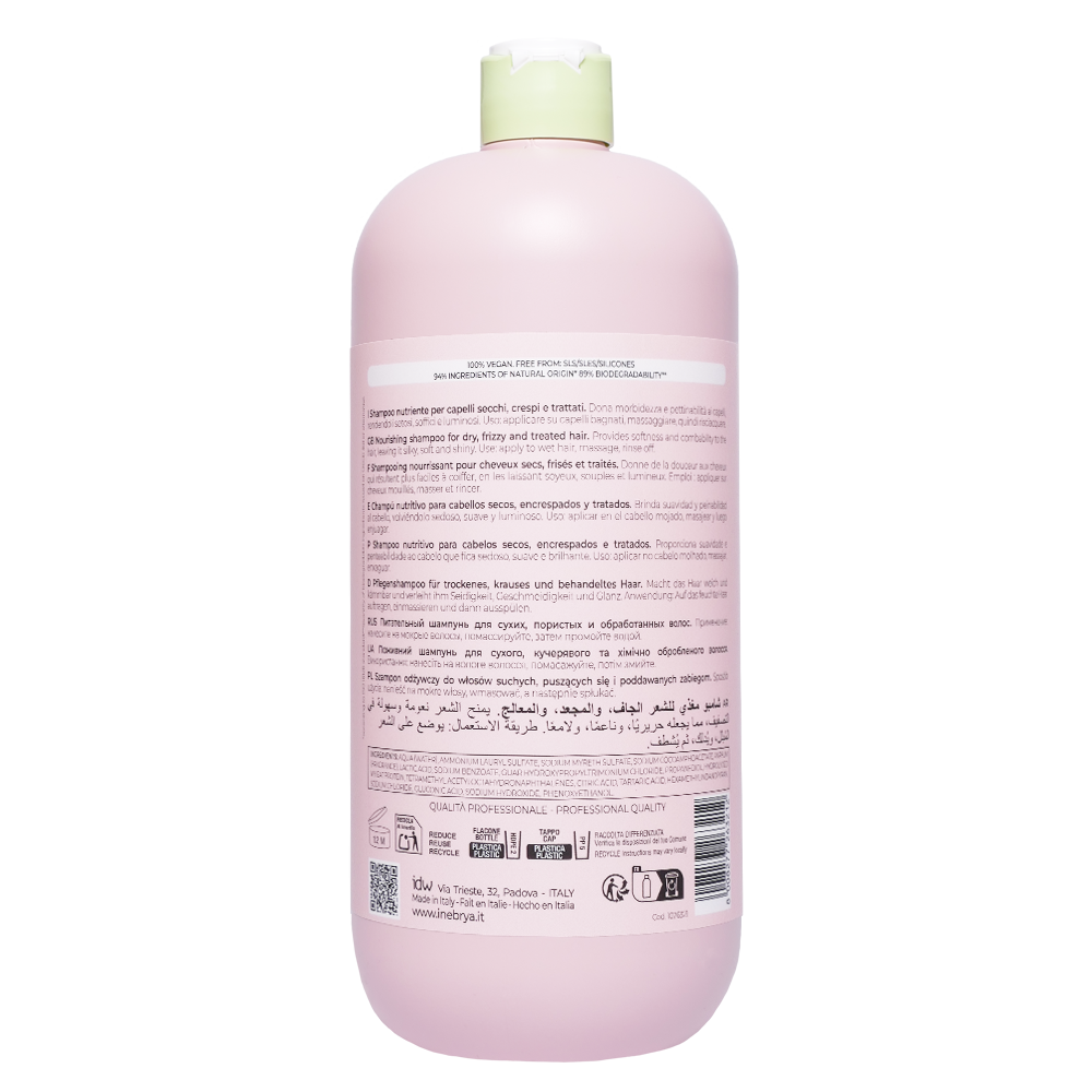 Inebrya Dry-T | Szampon nawilżający do włosów suchych 1000ml