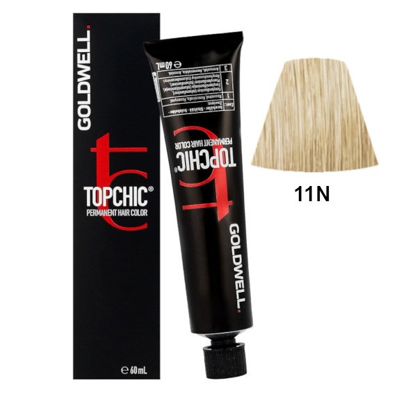 Goldwell Topchic 11N | Trwała farba do włosów - kolor: specjalny złoty blond 60ml