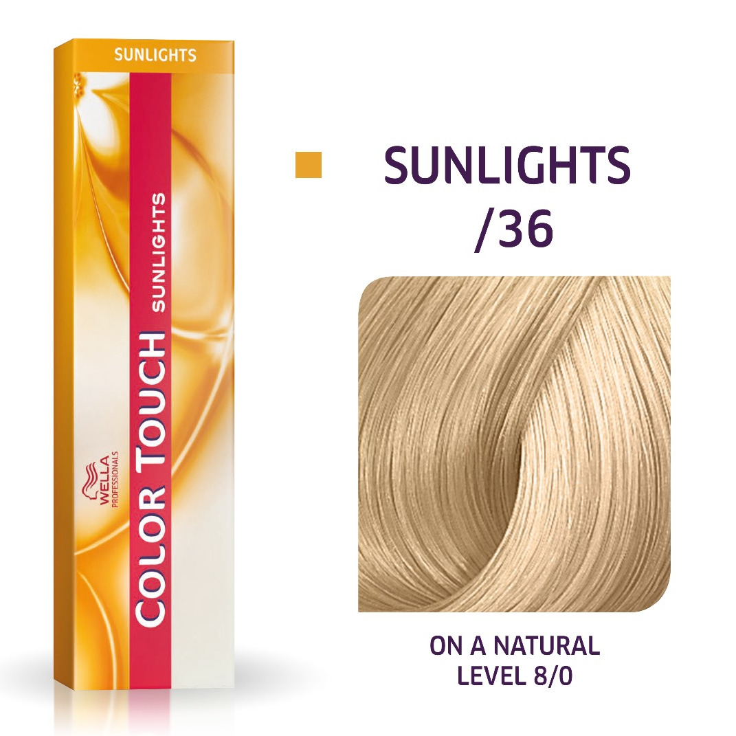 Wella Color Touch Sunlights /36 | Bezamoniakowa półtrwała farba do włosów /36 60ml