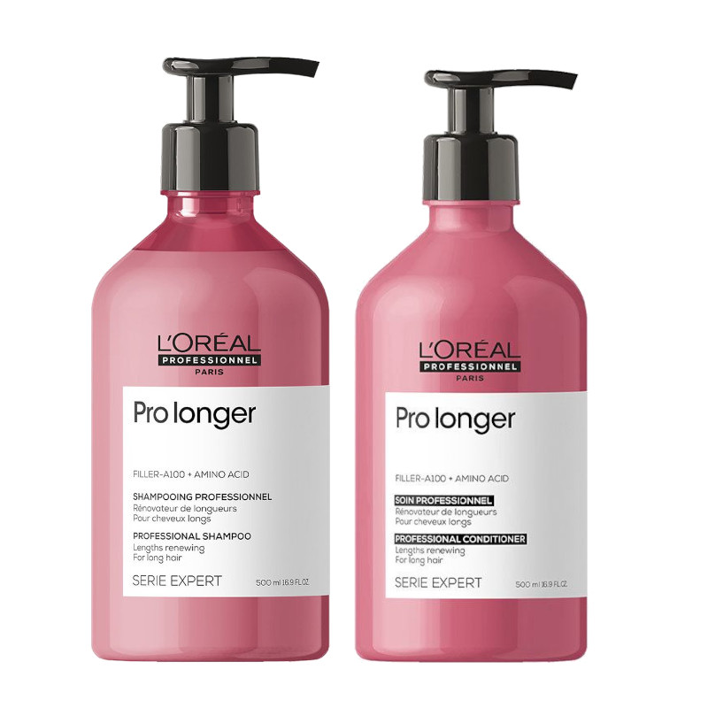 L'Oréal Professionnel Pro Longer | Zestaw do włosów długich: szampon 500ml + odżywka 500ml