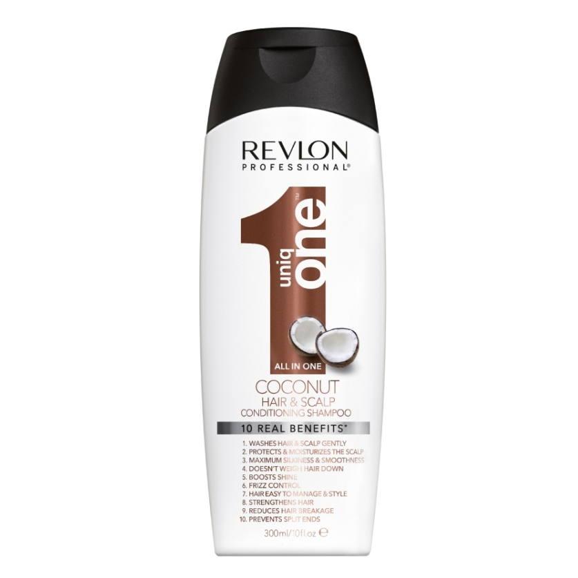 Revlon Uniq One Coconut | Kokosowy odżywczy szampon do włosów 300ml