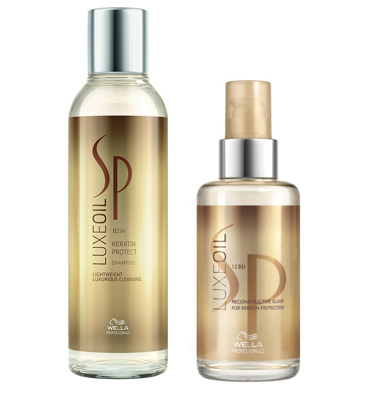 Wella SP Luxe Oil Zestaw regenerujący | Szampon 200ml + Elixir 100ml