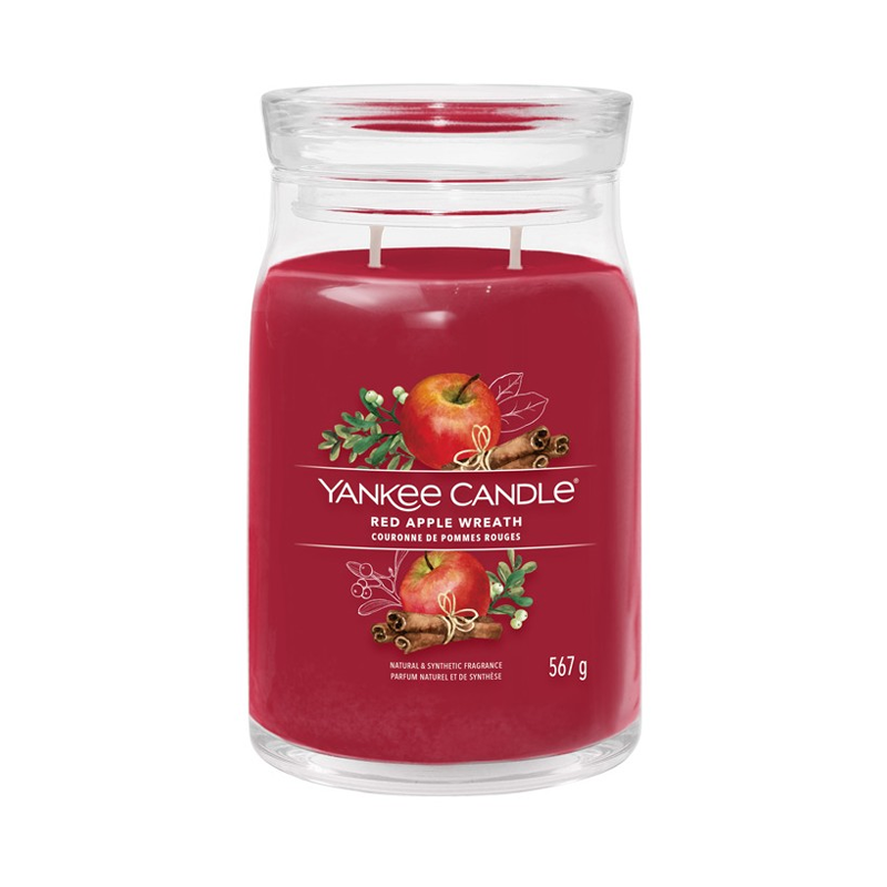 Yankee Candle | Świeczka zapachowa - Red Apple Wreath 567g