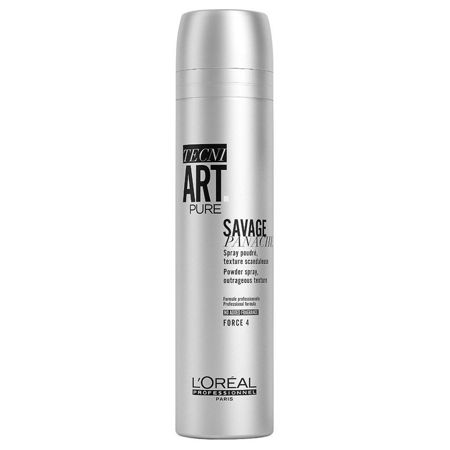 L'Oréal Professionnel Tecni.Art Savage Panache Pure | Bezzapachowy pudrowy spray dodający objętości 250ml