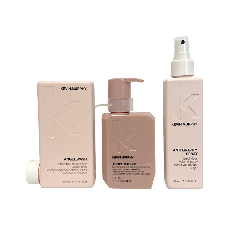 Kevin Murphy Angel | Zestaw do włosów cienkich i farbowanych: szampon 250ml + maska 200ml + spray 150ml