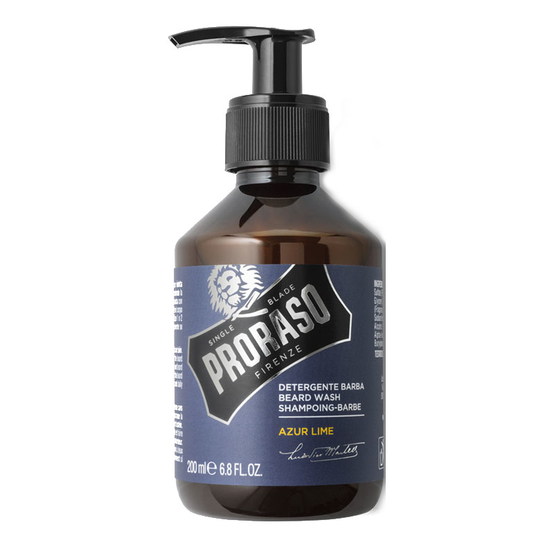 Proraso Azur Lime | Szampon oczyszczający do brody 200ml