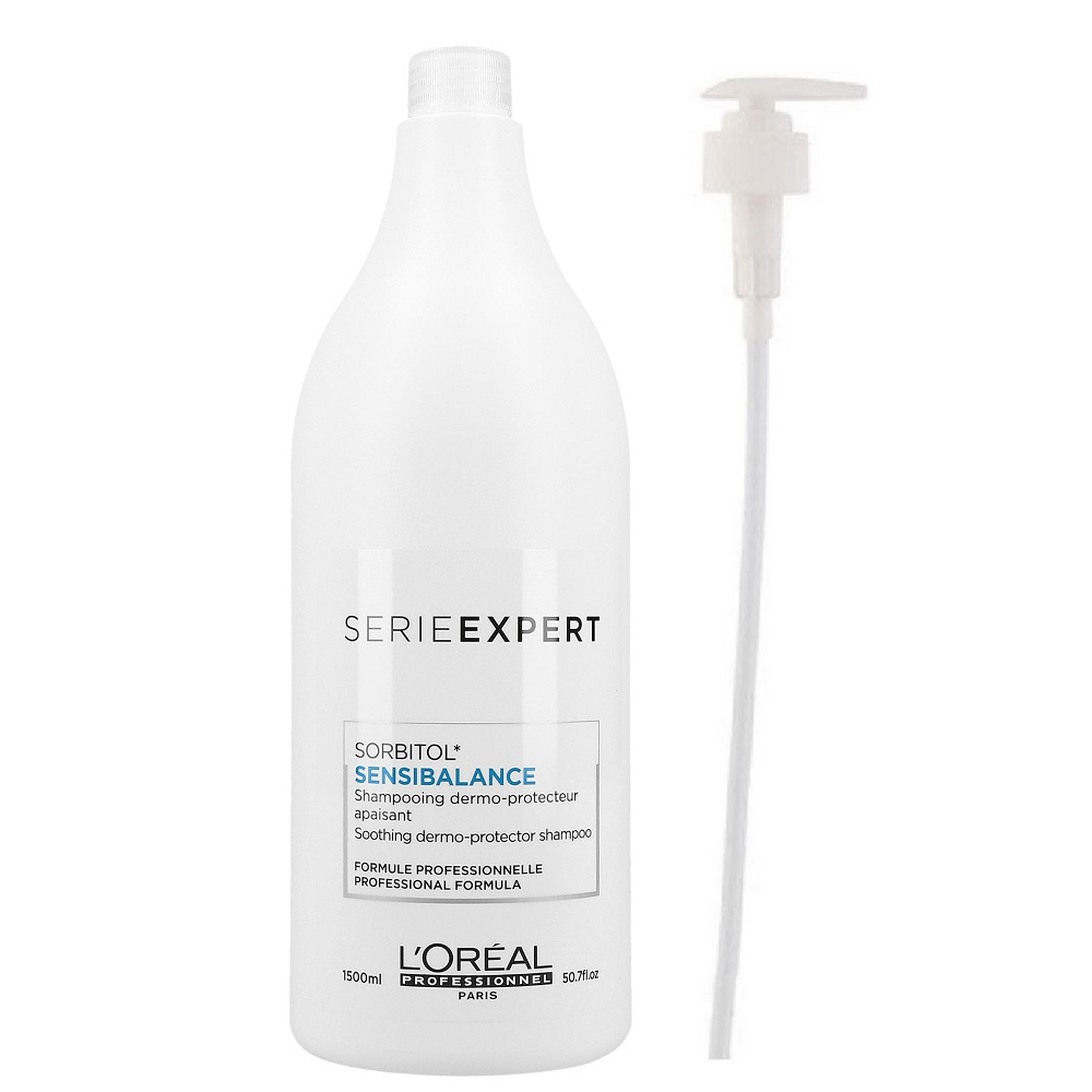 L'Oréal Professionnel Sensi Balance | Zestaw: szampon kojąco-ochronny 1500ml + POMPKA W PREZENCIE!