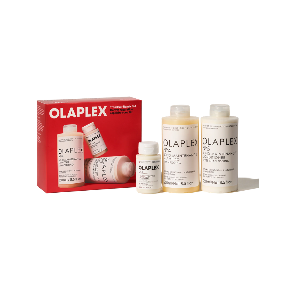 Olaplex Total Hair Repair | Zestaw regenerujący do włosów zniszczonych 50ml + 250ml + 250ml