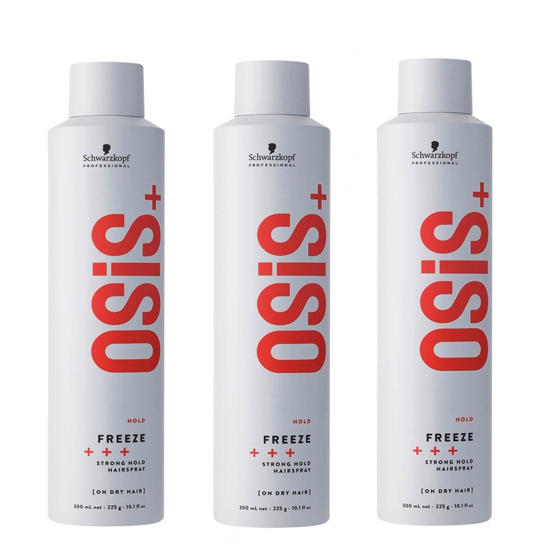 Osis Freeze | Zestaw: lakier mocno utrwalający 3x500ml