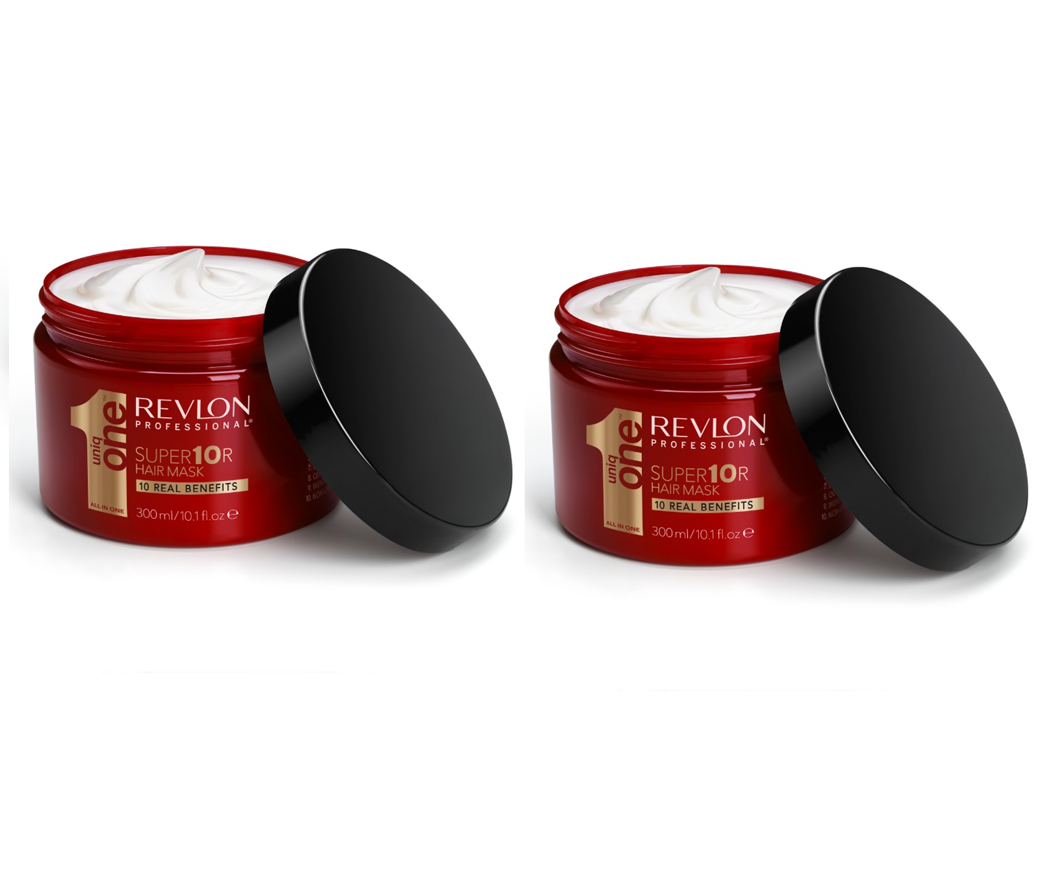 Revlon Uniq One Super10R Hair Mask | Zestaw: odżywcza maska do włosów 2x300ml