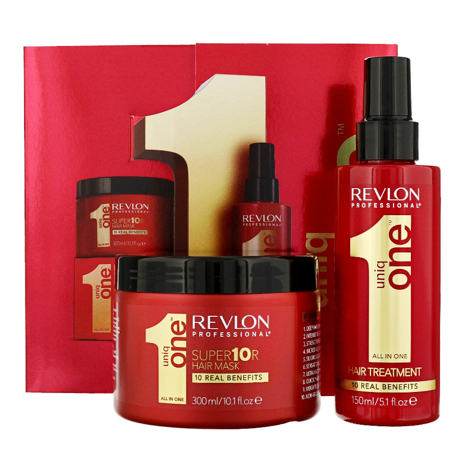 Revlon Uniq One | Zestaw regenerujący: kuracja 150ml + maska 300ml