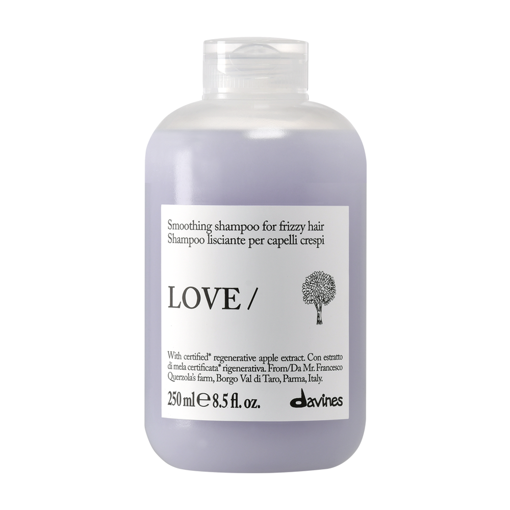 Davines Love Smoothing | Wygładzający szampon do włosów niesfornych i puszących się 250ml