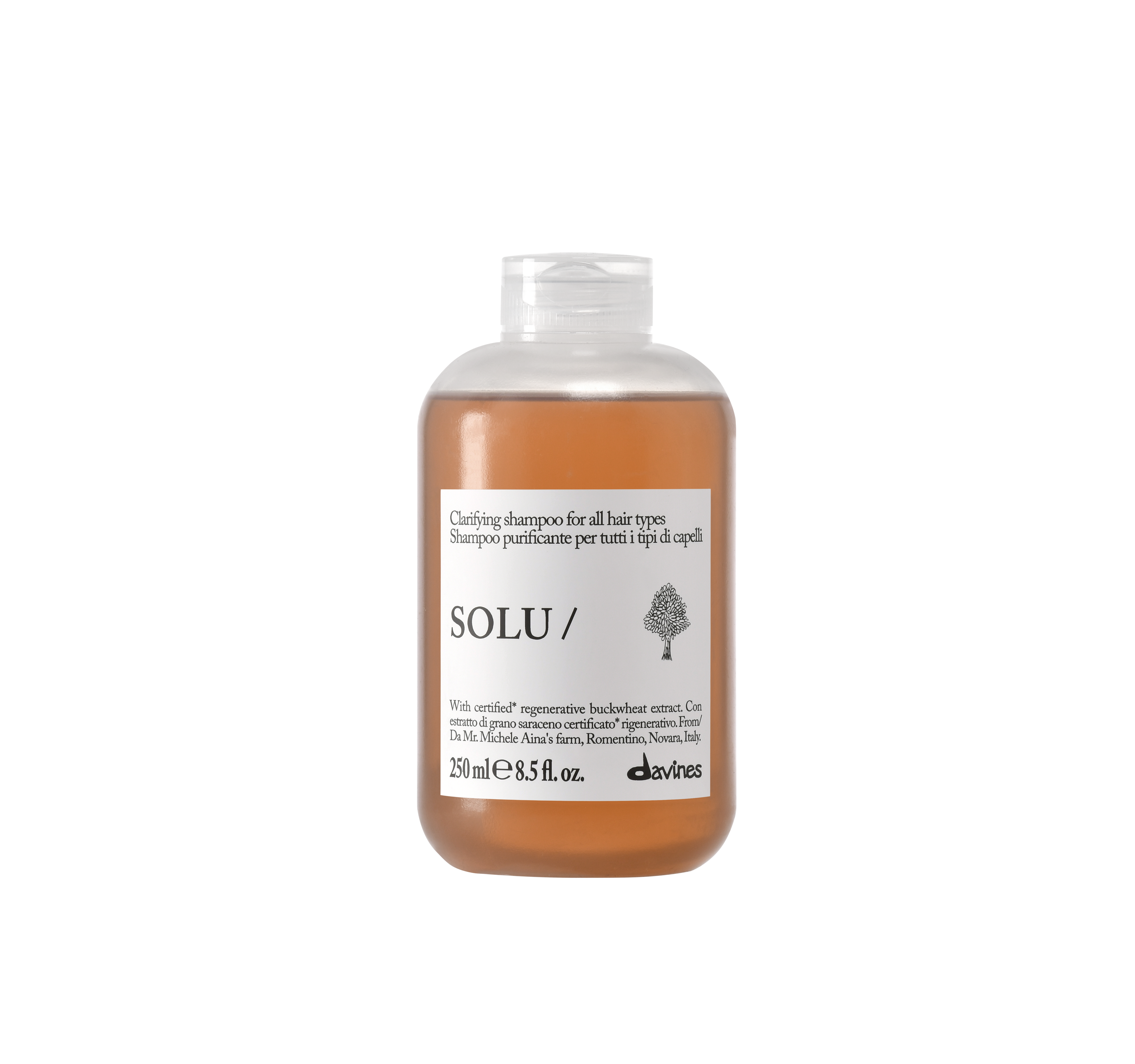 Davines Solu | Głęboko oczyszczający szampon do włosów 250ml