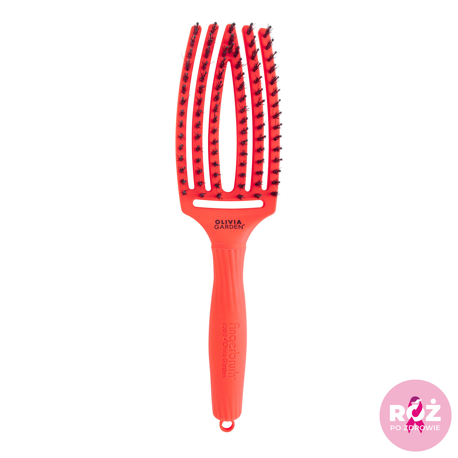 Olivia Garden Finger Brush Combo Amazonki Neon Orange | Szczotka do rozczesywania i masażu