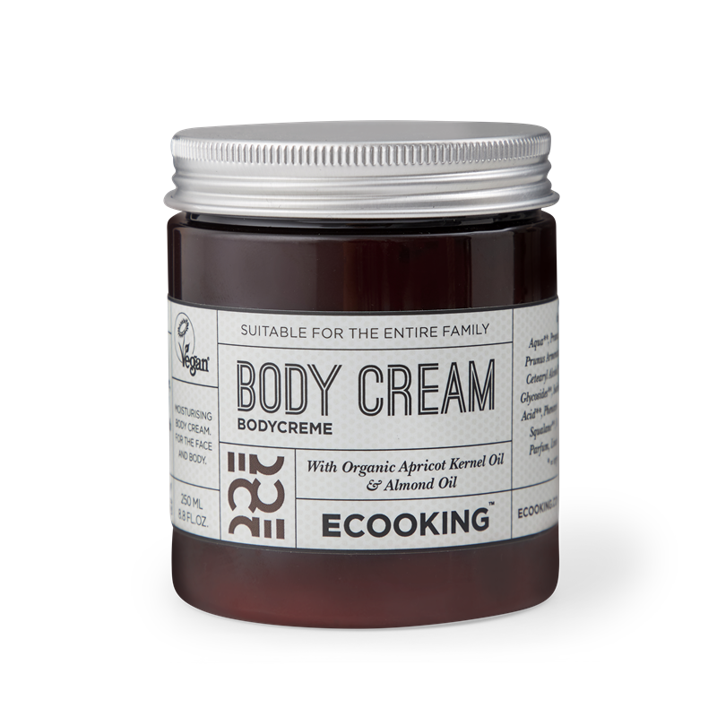 Ecooking Body Cream | Odżywczy krem do ciała z ekstraktem z rumianku i olejem migdałowym 250ml