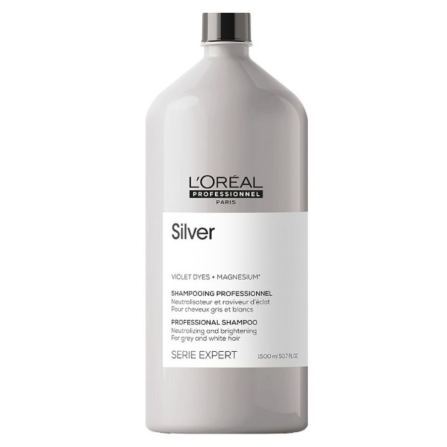 L'Oréal Professionnel Silver | Szampon do włosów siwych lub rozjaśnionych 1500ml