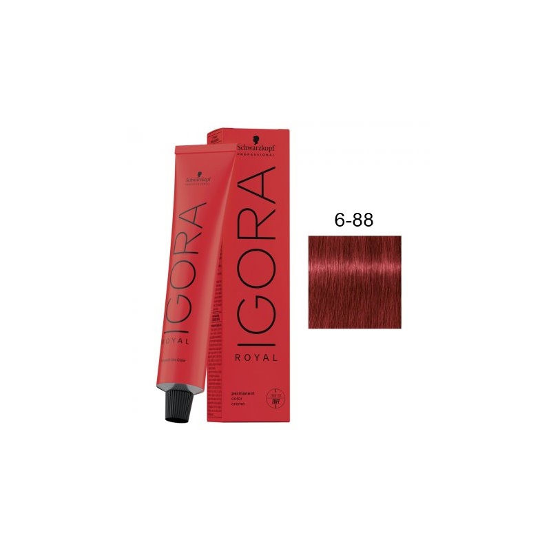 Schwarzkopf Igora Royal | Farba do włosów - kolor 6-88 60ml Schwarzkopf Igora Royal | Farba do włosów - kolor 6-88 60ml