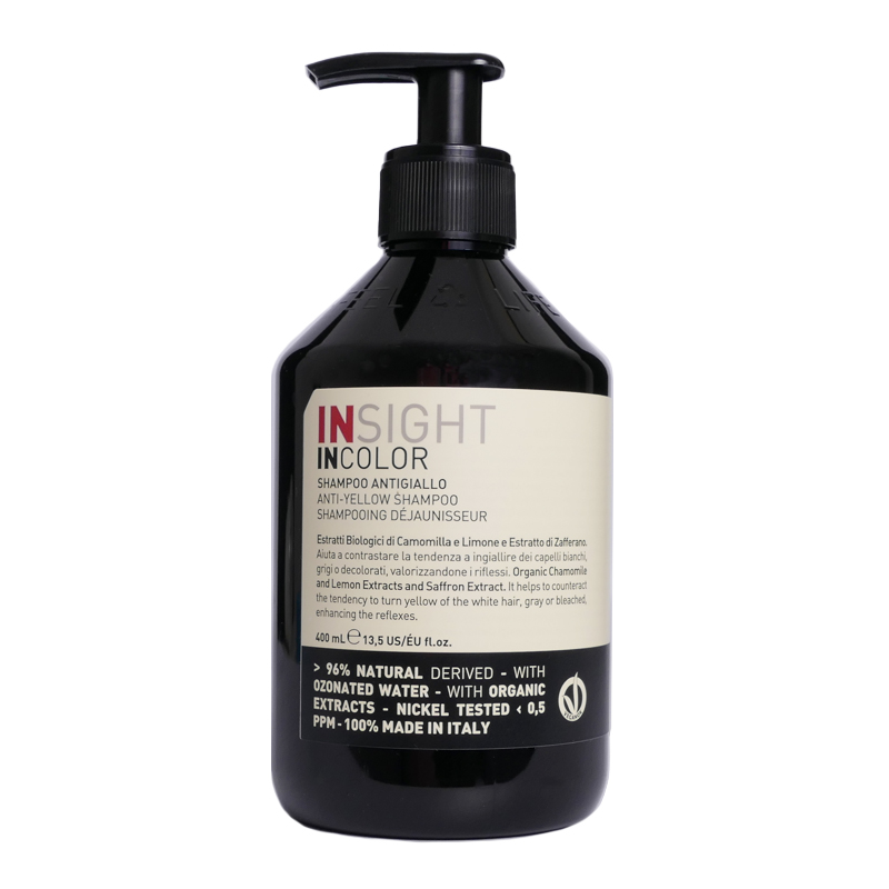 InSight Incolor Anti-yellow | Szampon niwelujący żółte odcienie 400ml