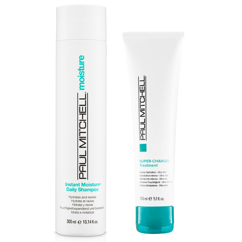 Paul Mitchell Instant Moisture | Zestaw nawilżający: szampon 300ml + kuracja nawilżająca 150ml