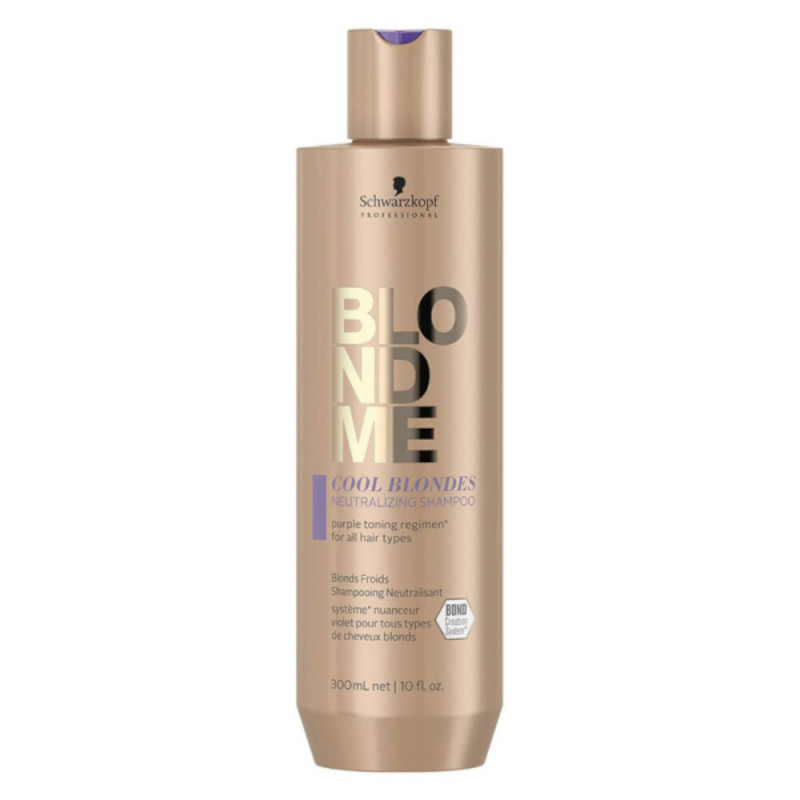 BlondMe Cool Blondes | Szampon neutralizujący do włosów blond 300ml