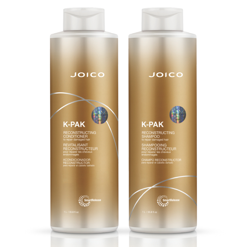 Joico K-Pak | Zestaw regenerujący: szampon 1000ml + odżywka 1000ml