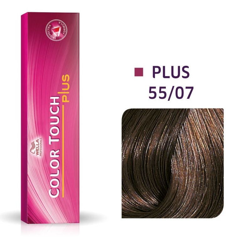 Wella Color Touch Plus 55/07 | Bezamoniakowa półtrwała farba do włosów 55/07 60ml