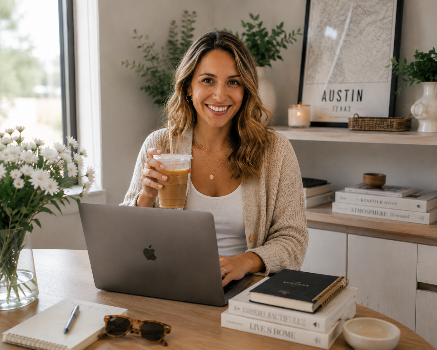 Sofia working from home