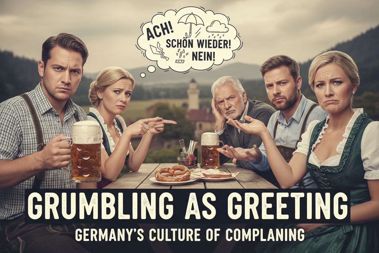 Grumbling as a Greeting: Germany's Culture of Complaining