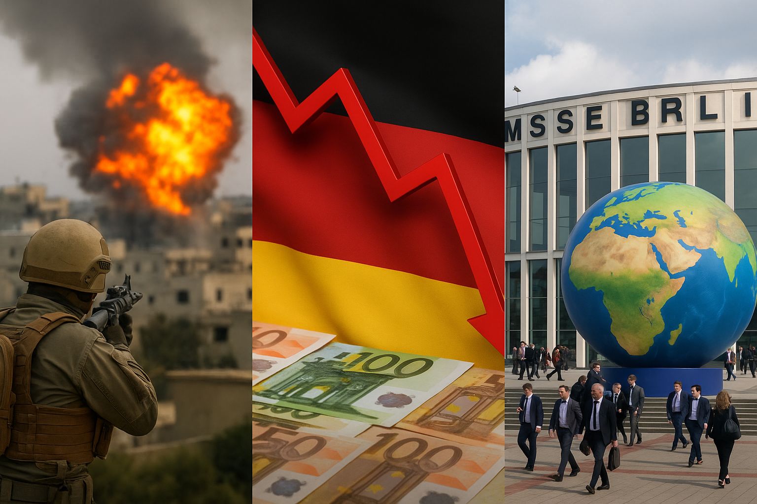 Middle East Escalation, German Economic Reports, ITB Berlin Commences