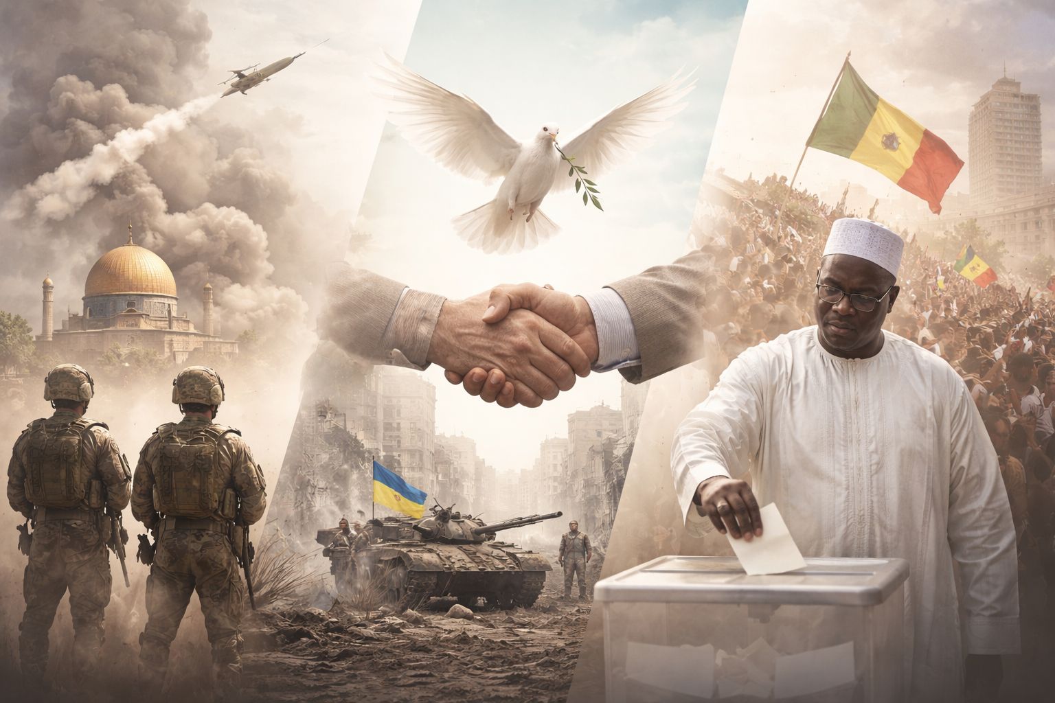 Middle East Escalation, Ukraine Truce, Senegal Election