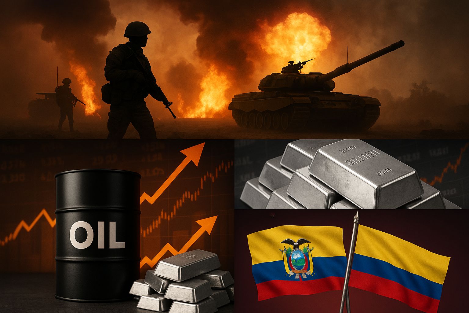 Middle East Escalation, Oil & Silver Soar, Ecuador-Colombia Trade Dispute