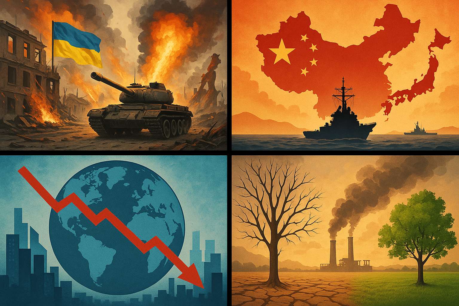 Ukraine Conflict, Asia Tensions, Global Economy & Environment News