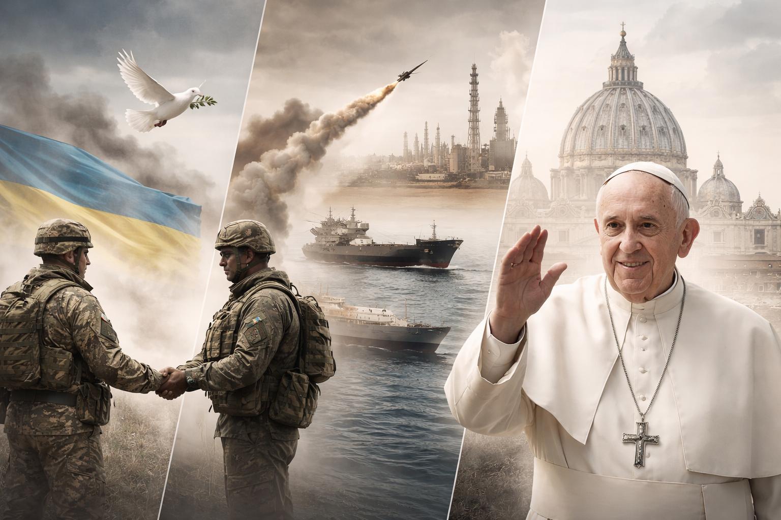 Ukraine Truce, Hormuz Escalation, Pope's Italy Visit