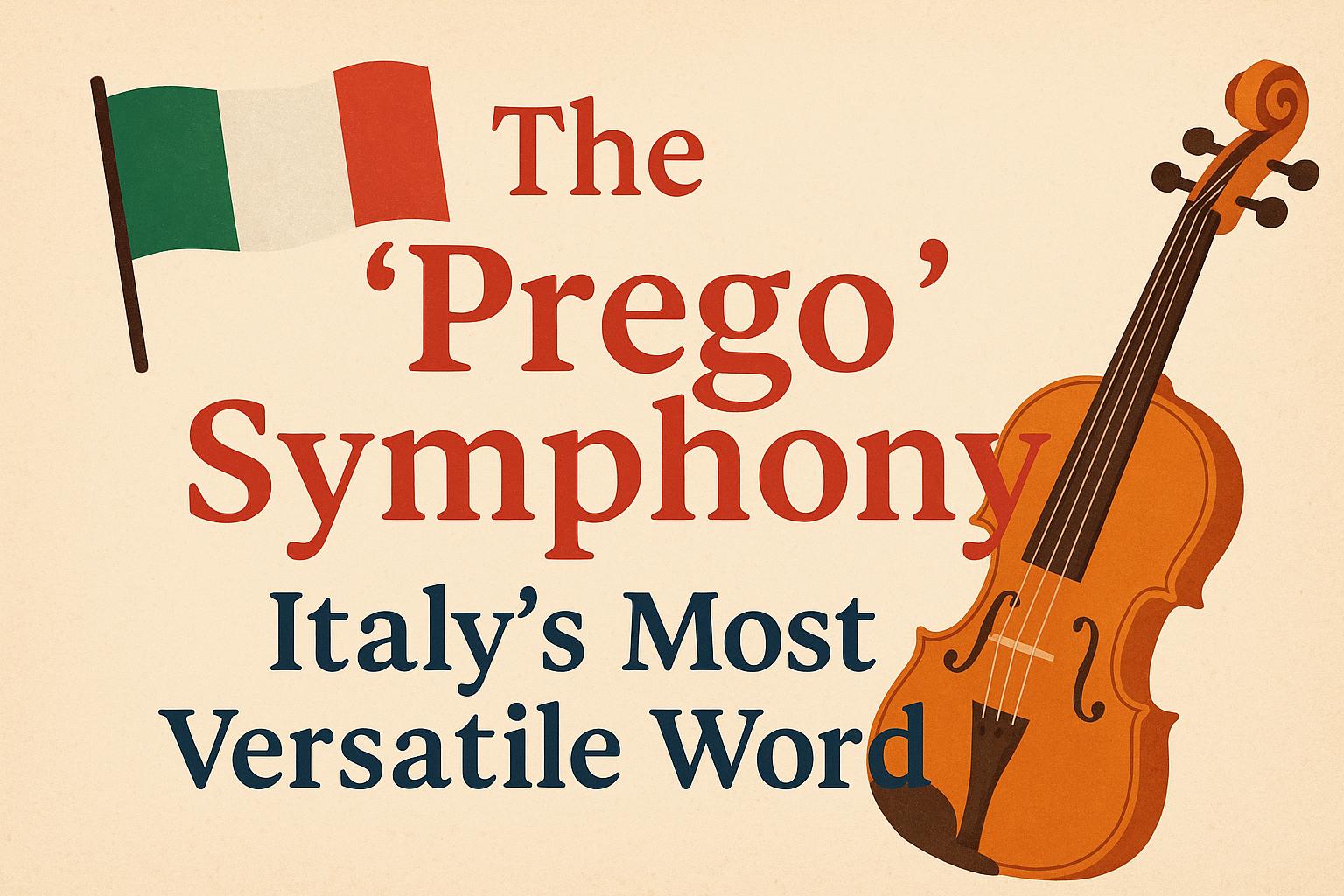 The 'Prego' Symphony: Italy's Most Versatile Word