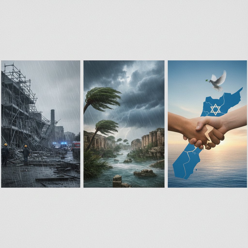 Work Tragedy in Turin, Bad Weather in Southern Italy, Gaza Peace Initiative