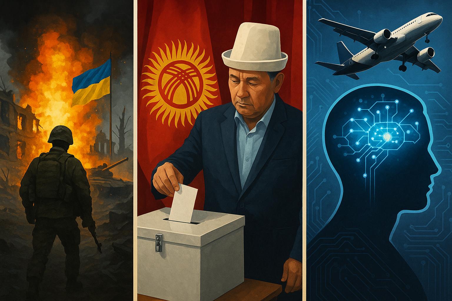 Ukraine Under Attack, Kyrgyzstan Elections, Russia's AI & Aviation Focus