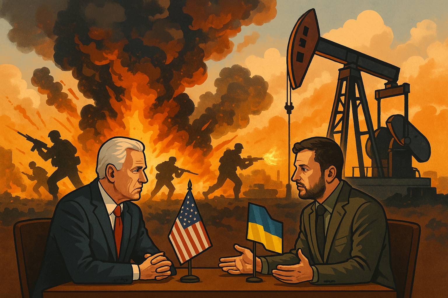 US-Ukraine Peace Talks, Conflict Escalation, Russian Economic Incentives