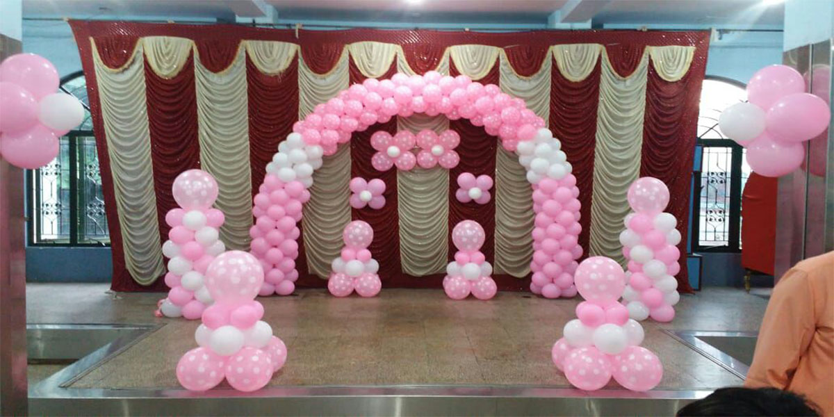 Basic Arch Naming Ceremony Theme Decoration Bangalore