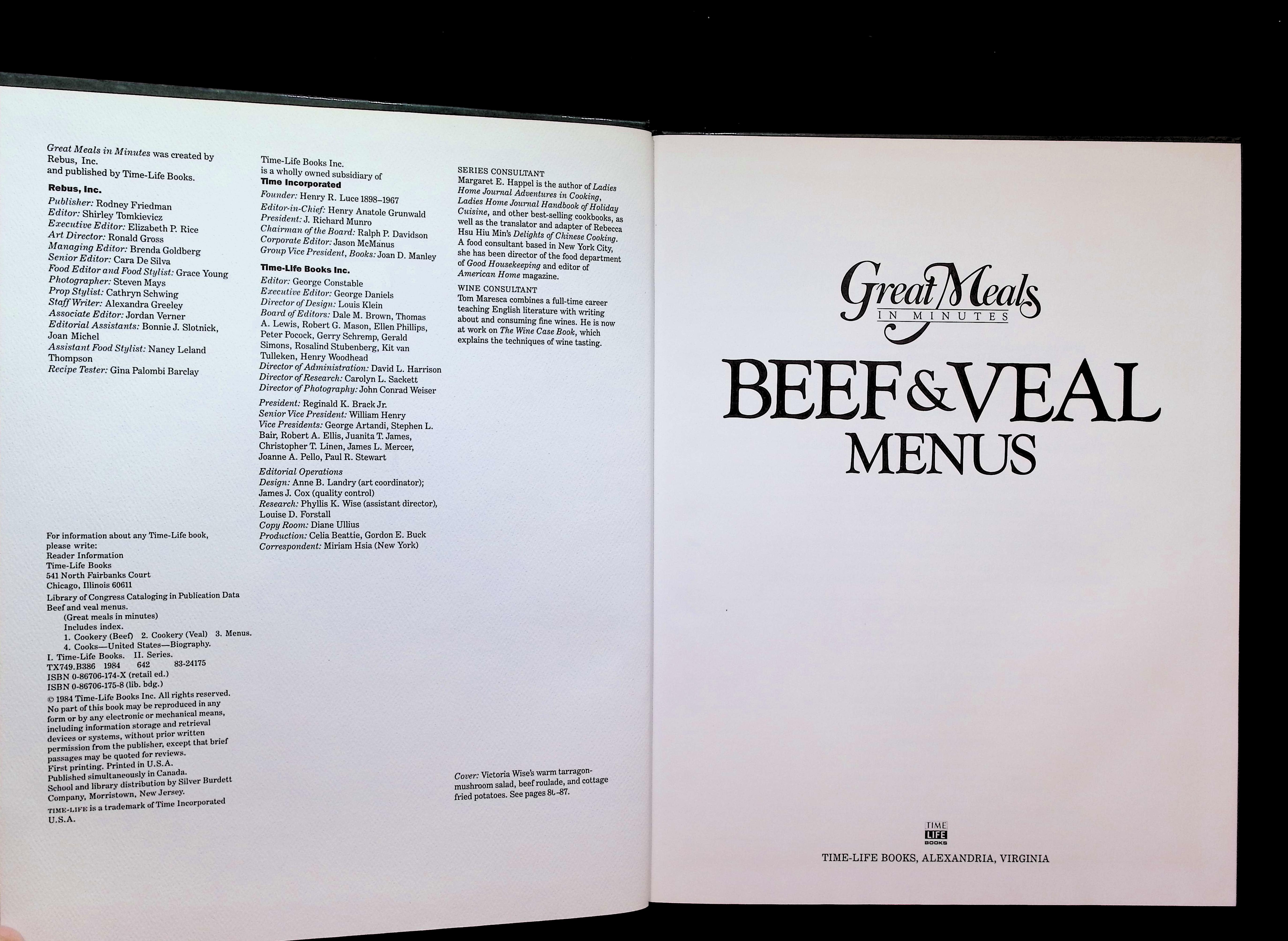 Great Meals in Minutes: Beef & Veal Menus — image 3