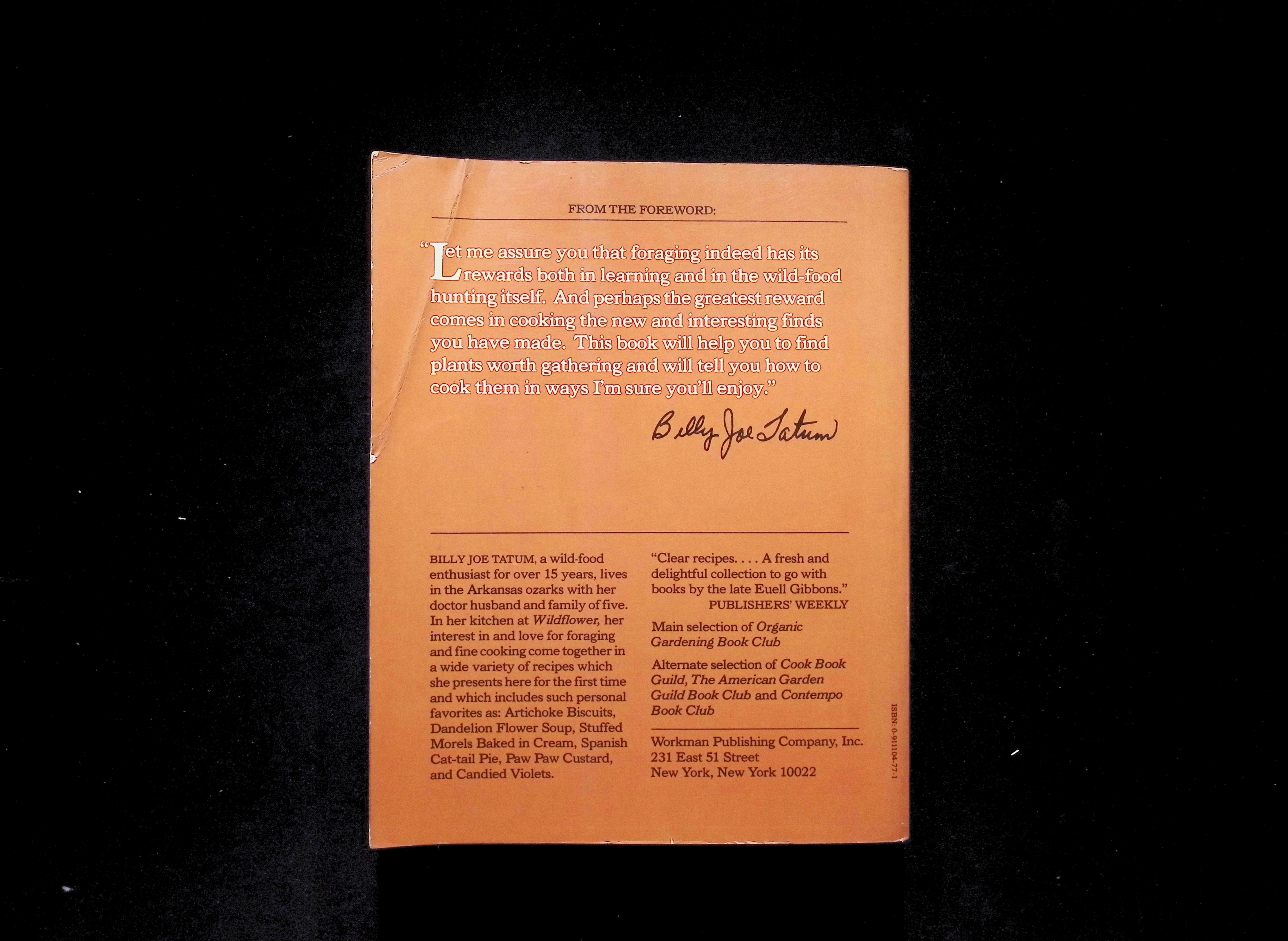 Billy Joe Tatum's Wild Foods Cookbook & Field Guide — image 2